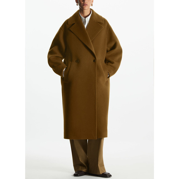 COS Jackets & Blazers - Cos Oversized Double-Breasted Wool Coat Size M